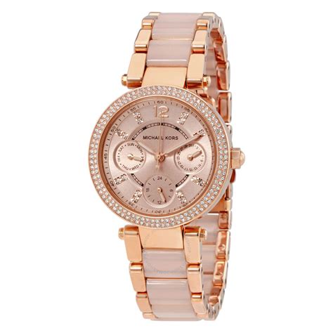 michael kors mk6110 ladies bracelet watch|Michael Kors MK6110 Ladies Mini Parker Rose Gold Plated .